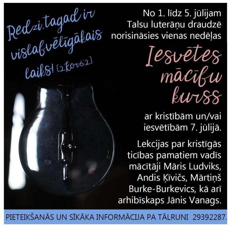 Iesvētes mācību kurss